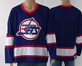 Men's Winnipeg Jets Customized Blue CCM Jersey,baseball caps,new era cap wholesale,wholesale hats